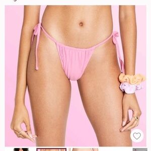 Stoney Clover Lane x Target Pink Cheeky String Bikini